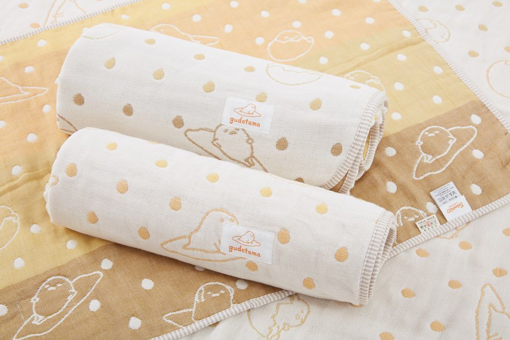 日本原裝認證 ♛ BeBe-Style三河木棉六重紗防踢背心、紗布被、浴巾、毛巾