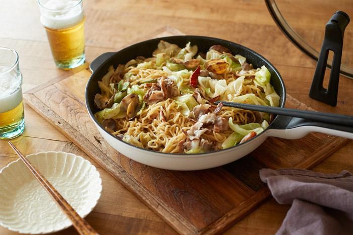 Remy - 多功能萬用不沾鍋(含鍋蓋)-28cm-Remy pan wide-純淨白