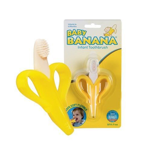 美國 Baby Banana Brush - 香蕉牙刷-心型-2入組