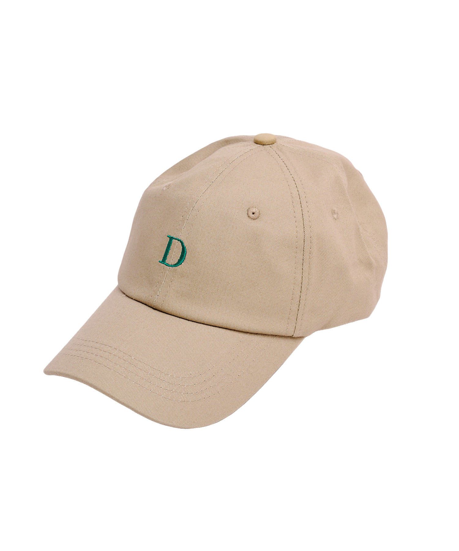 日本 Lattice - [日雜推薦] 美式刺繡休閒老帽-深藍x綠