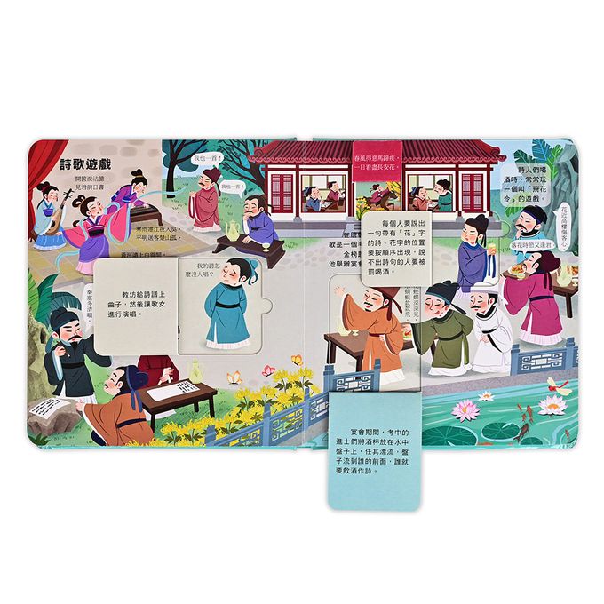 唐詩宋詞-探秘小世界翻翻書