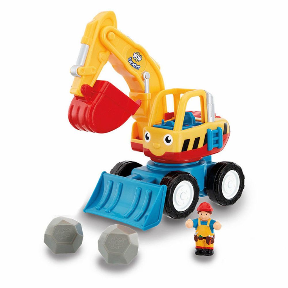 英國驚奇玩具 WOW Toys - 大怪手挖土機 德克斯特