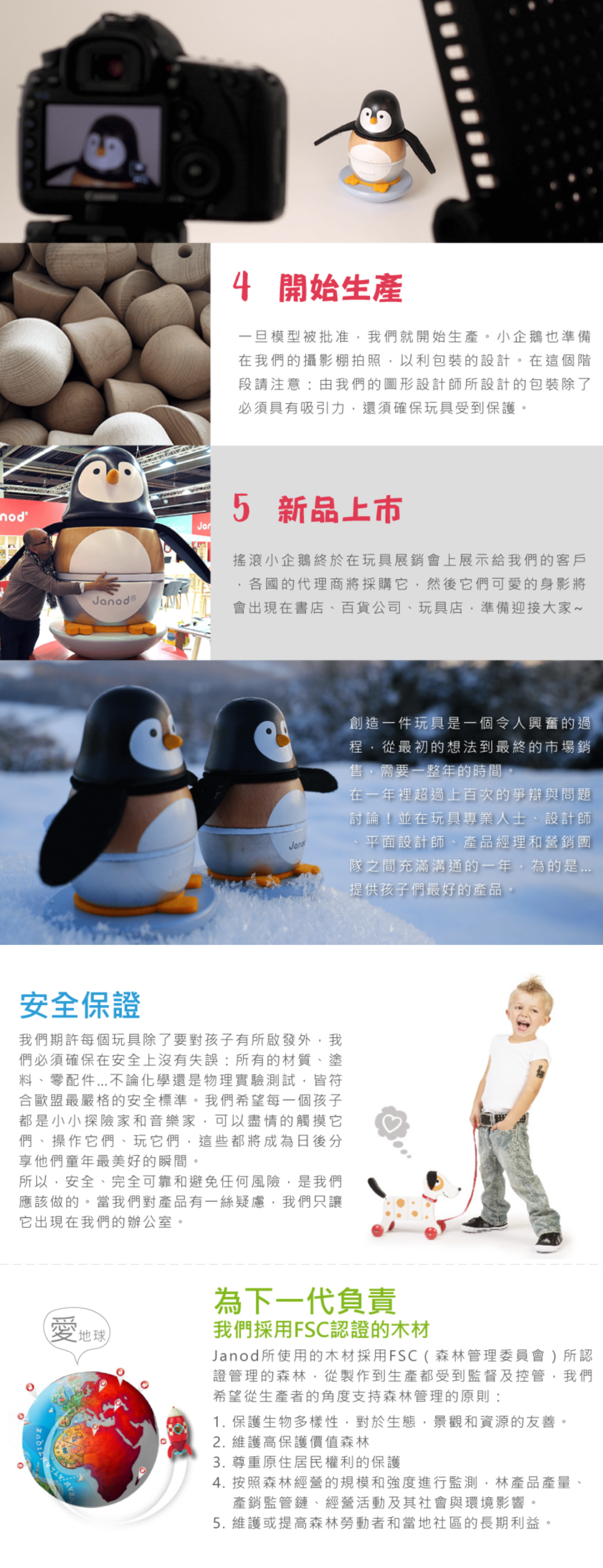 法國Janod - 【現貨】磁性木質拼圖-世界地圖(英文)