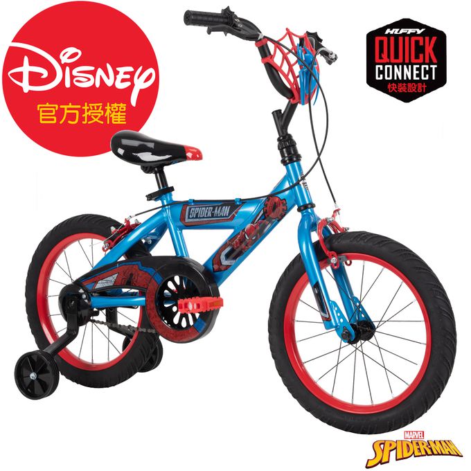 HUFFY - 迪士尼正版授權 Spider-man漫威蜘蛛人 16吋兒童快裝單車