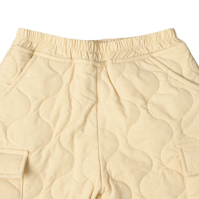 akachan honpo - 長褲-尼龍塔夫綢布鋪棉-淺卡其色