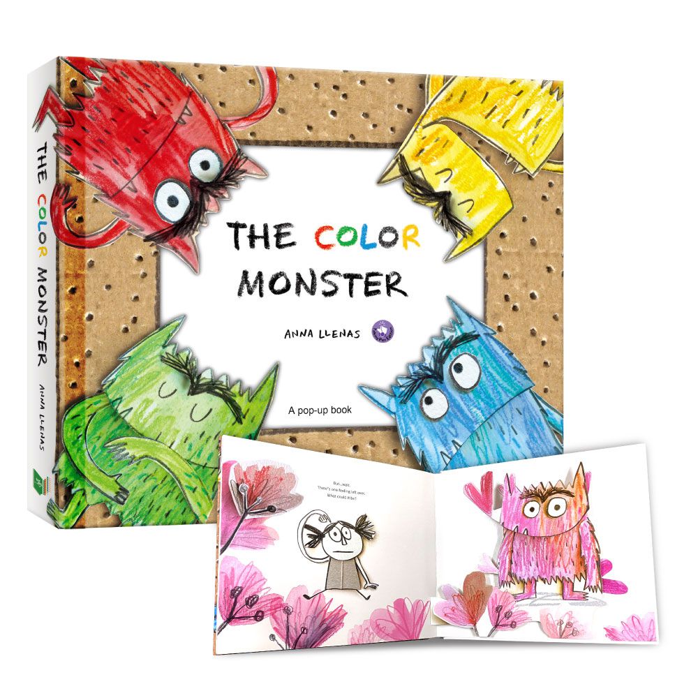 情緒發展立體書（英文版）-THE COLOR MONSTER-精裝