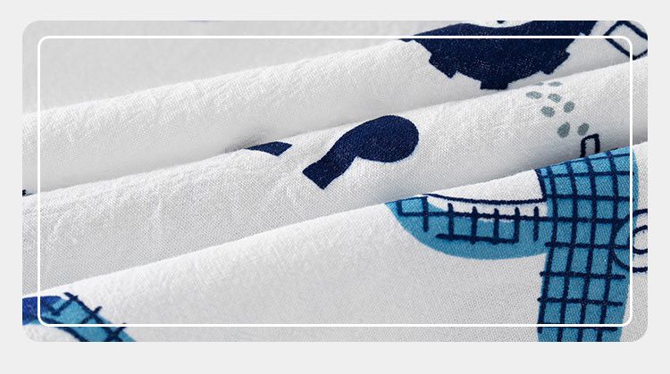 WELLKIDS - 純棉休閒翻領短袖襯衫-挖掘車車-藍色