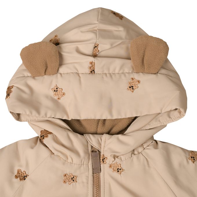 akachan honpo - 趣味夾克-滿版刺繡-淺卡其色