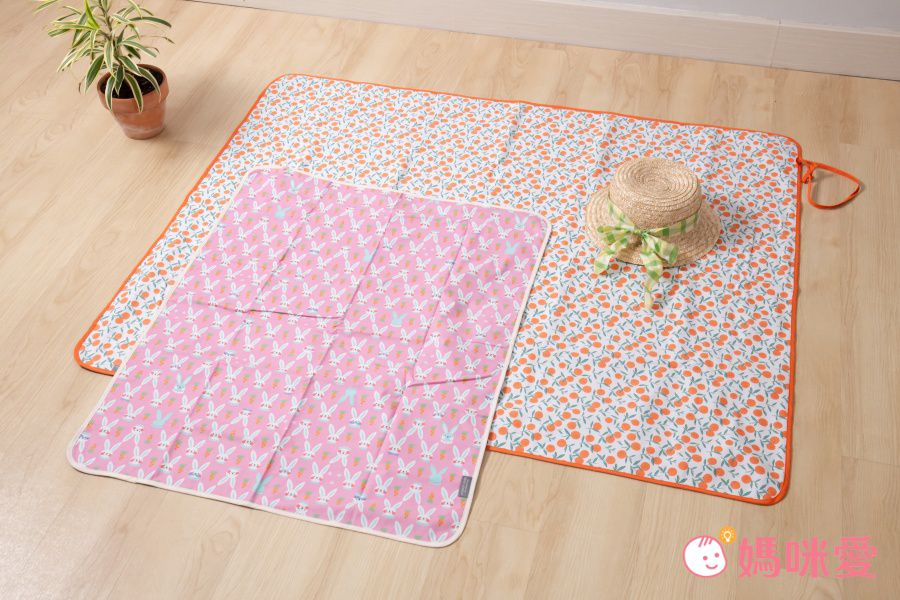 韓國 MAISONTEXTILE - 輕便攜帶防水野餐墊-彩色山丘