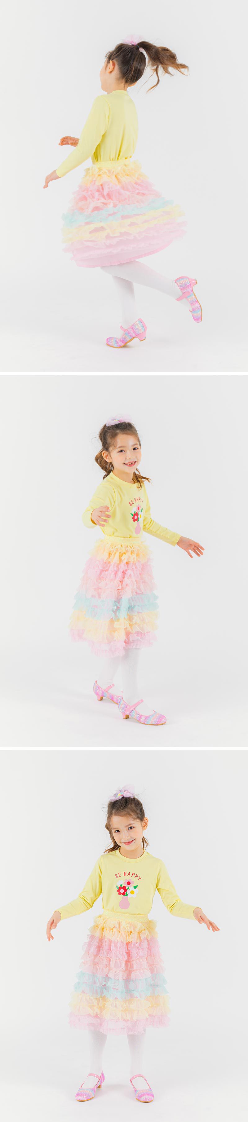 韓國 OZKIZ - 人魚色蛋糕紗裙