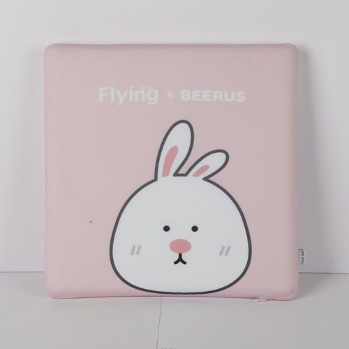 涼感記憶棉坐墊(正方形)-兔子-粉色 (40x40x3cm)