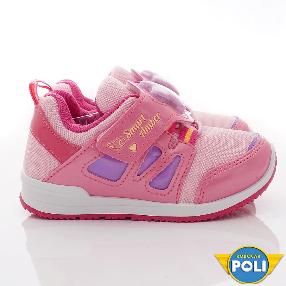 POLI 波力救援小英雄 - 台灣製POLI電燈運動鞋(中小童段)-運動鞋-粉