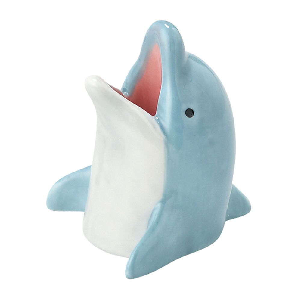 日本 Seto Craft - 海生動物造型牙刷架/筆架-海豚