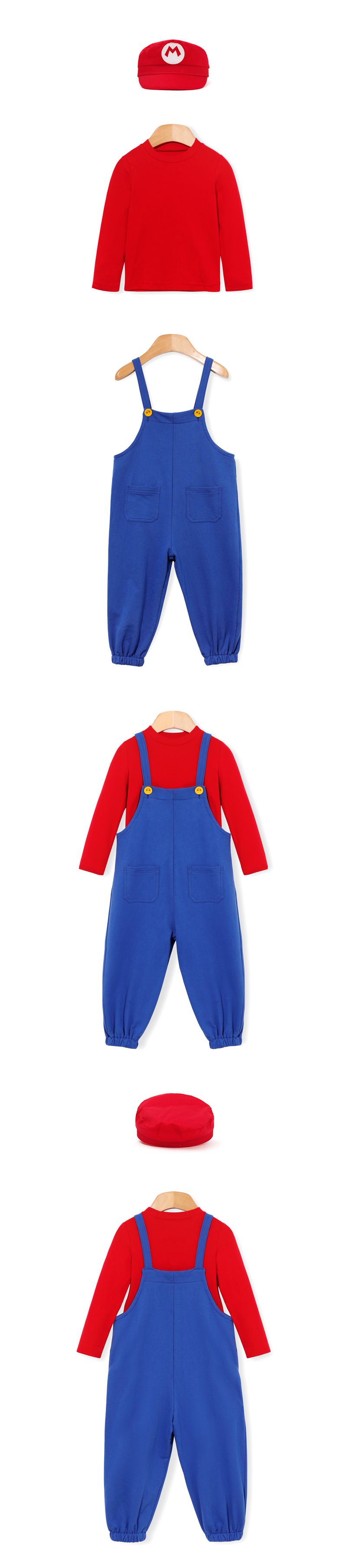 韓國 OZKIZ - 卡通男寶套裝(附帽子)/萬聖節-紅