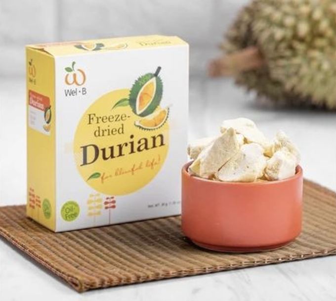 Wel-B - 天然冷凍乾燥榴蓮果乾 (盒裝) 30g
