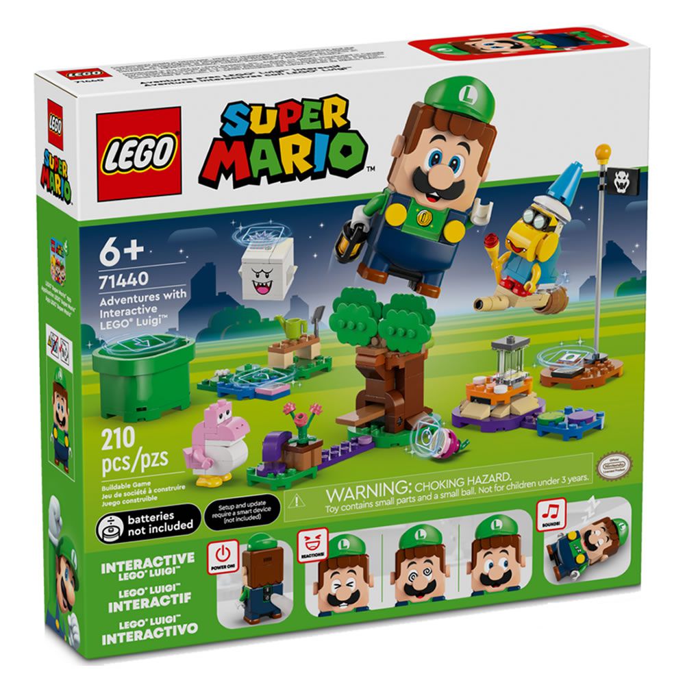 樂高 LEGO - 樂高 LT71440 Super Mario 瑪利歐系列 - 與樂高® 路易吉™ 一起冒險！