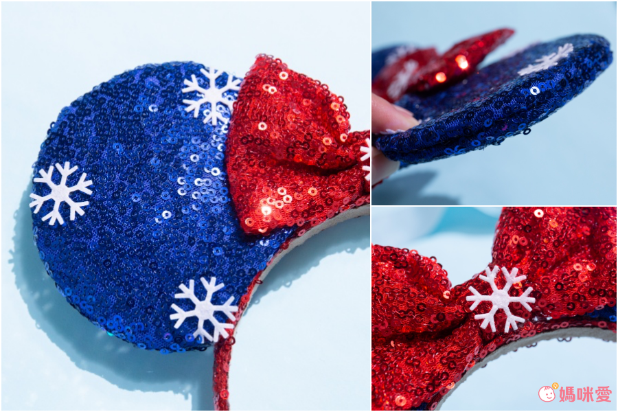 造型配飾髮箍-淺藍色