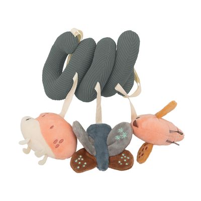 奇哥 - 【bimbidreams】捲捲安撫玩具 22x13cm(安撫娃娃 推車玩具 汽座玩具 床邊玩具 安撫情緒)-可愛小刺蝟