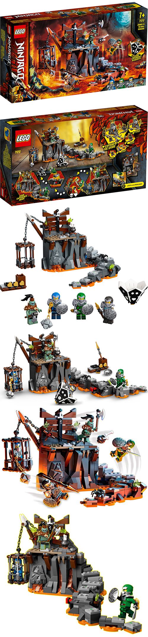 樂高 LEGO - 樂高積木 LEGO《 LT71717》 NINJAGO 旋風忍者系列 - 骷髏頭地牢冒險-401pcs