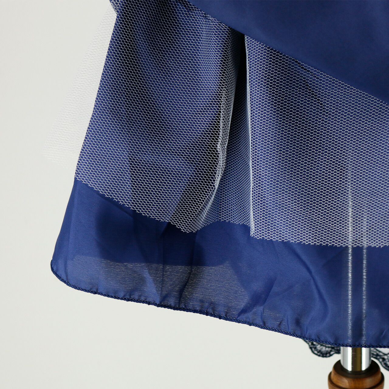 日本 Catherine Cottage - 腰帶蝴蝶結優雅蕾絲長洋裝/小禮服-紫羅蘭