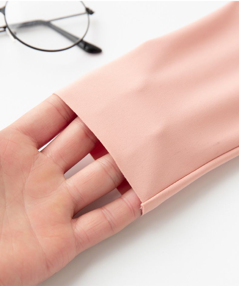 FANMOU - 高腰彈力內搭褲/瑜珈褲-飛機-紫色