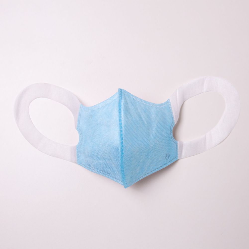 YSH 益勝軒 - 幼幼/兒童醫療級3D立體口罩/台灣製-藍色 (14.5x10cm-建議1-4歲)-50入/盒(未滅菌)