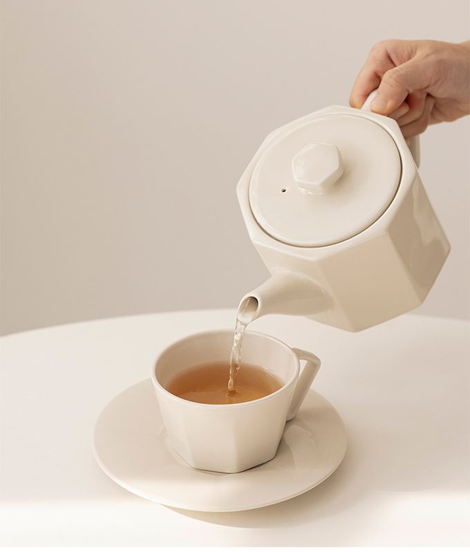 韓國 SSUEIM - RAUM系列陶瓷茶壺咖啡杯5件組