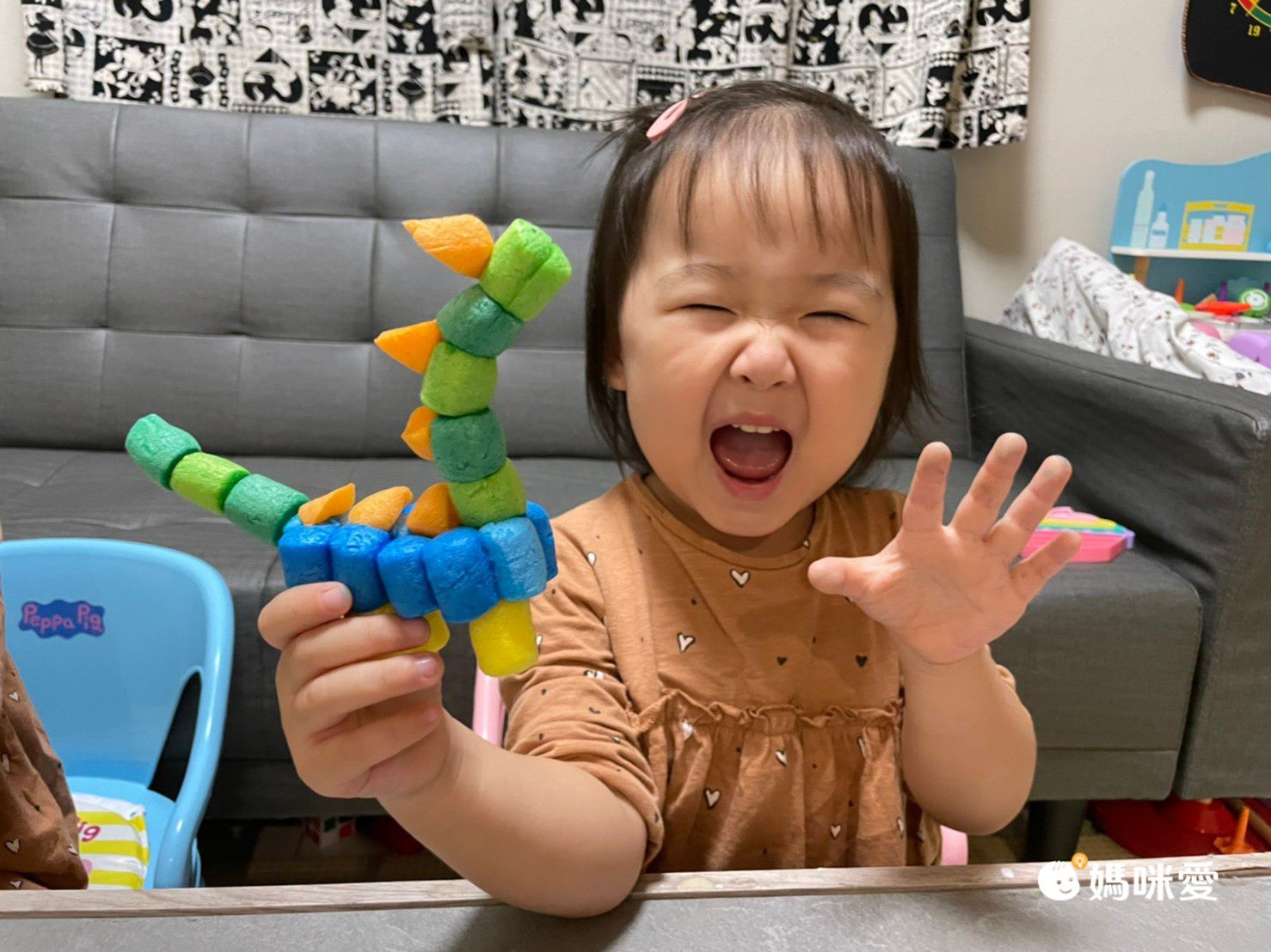 韓國 PLAYCORN - 玉米黏土補充包-彩色500顆