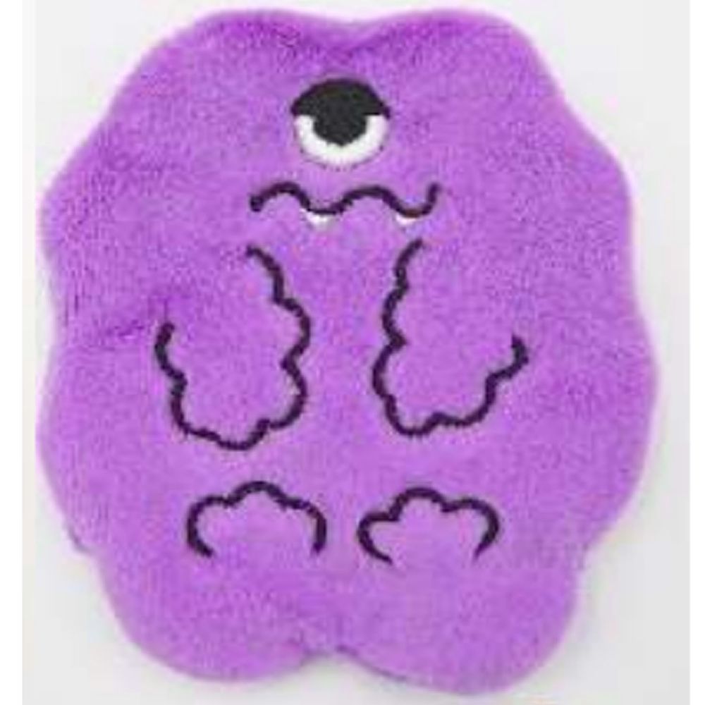 日本 friendshill - 環保 掌上型隨身暖暖包/暖手寶-小怪獸-紫