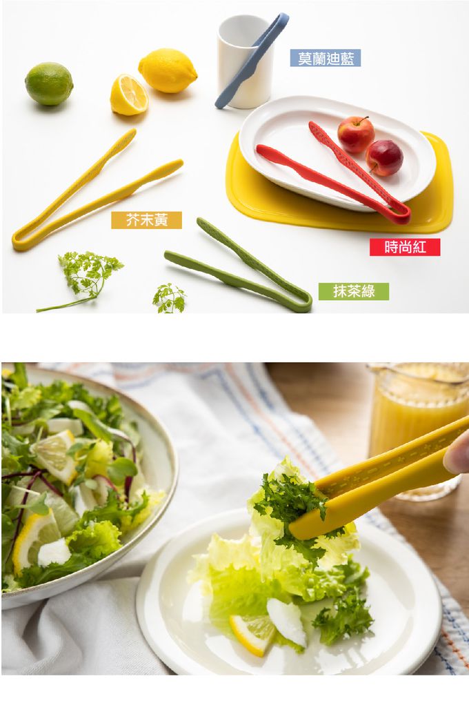 韓國 SILIPOT - 鉑金矽膠夾子 L(食物夾 多用途夾子 可熱水消毒)-可可棕