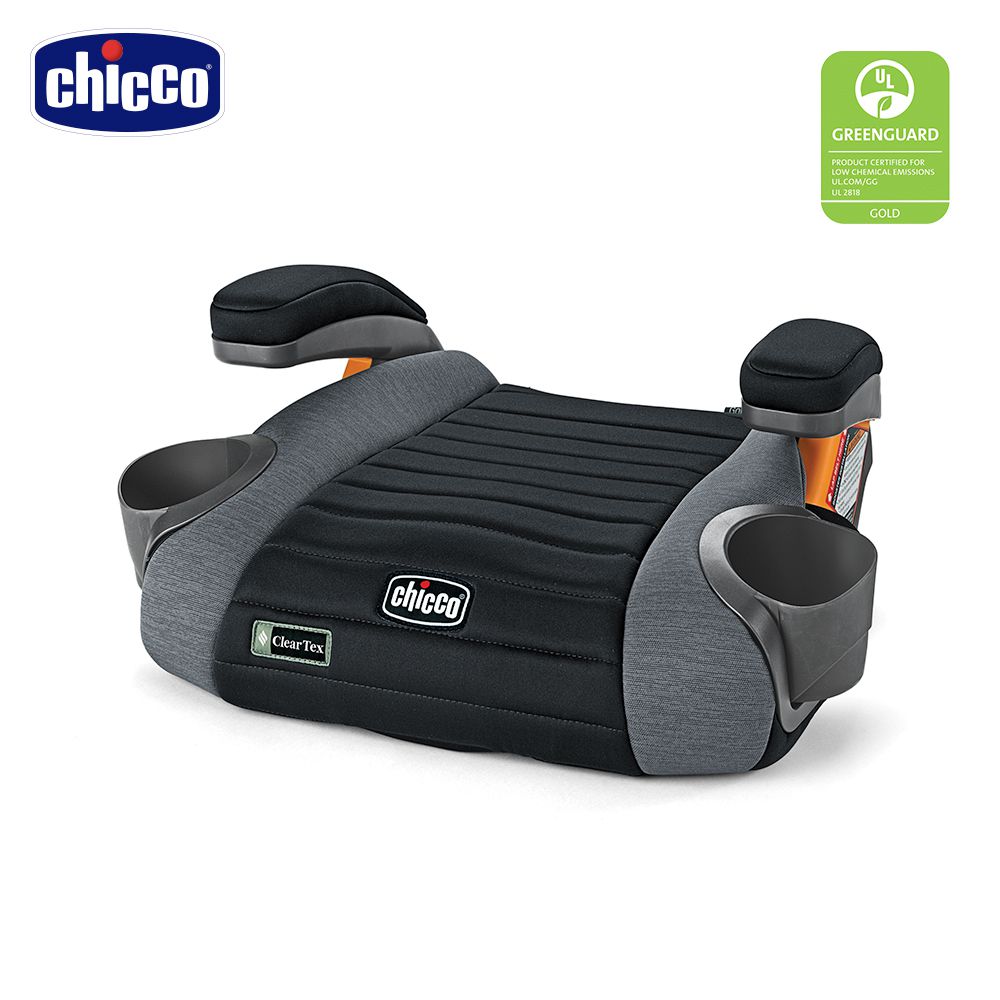 義大利 chicco - GoFit汽車輔助增高座墊風尚版-玄鐵灰