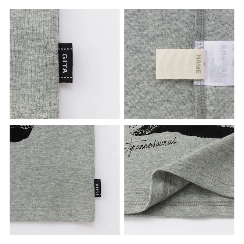 日本千趣會 - GITA 天竺棉印花短T-復古汽車-灰綠