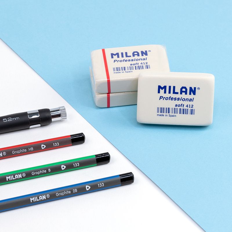 MILAN - 經典暢銷橡皮擦412_3入