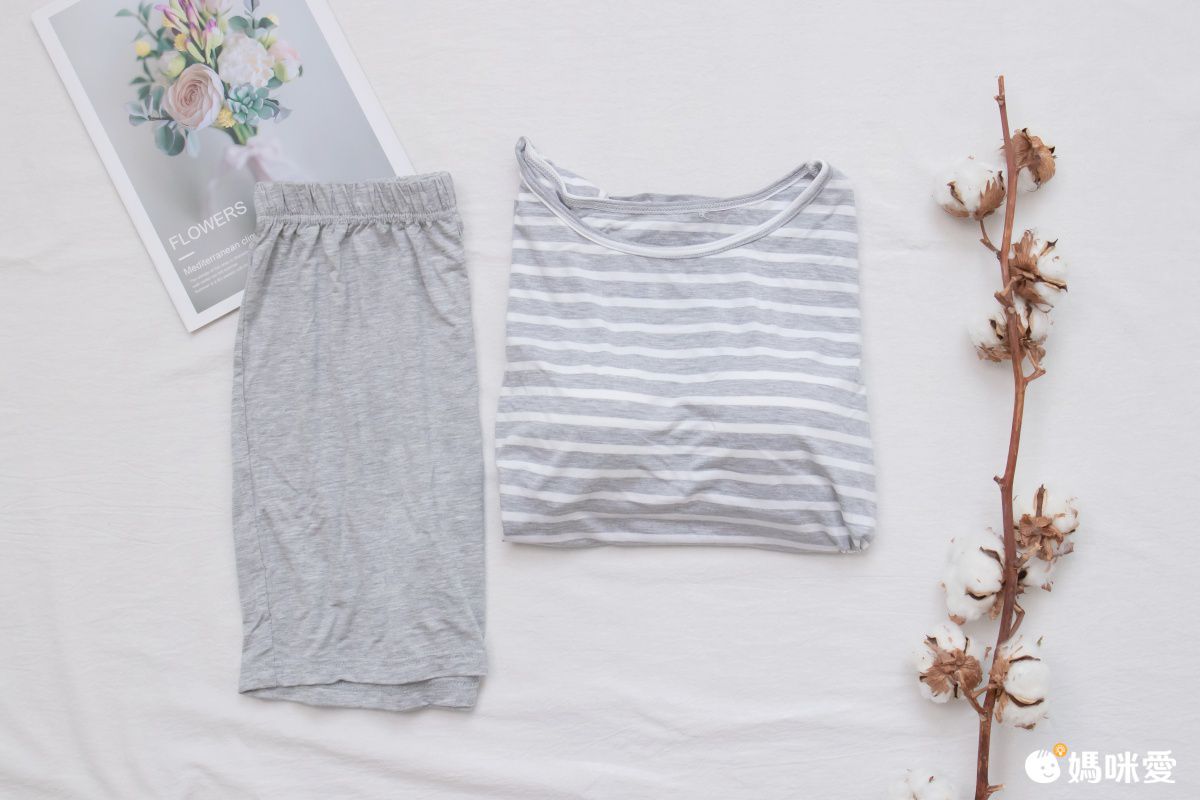 莫代爾柔軟涼感Bra T家居服-短褲套裝-豆沙粉