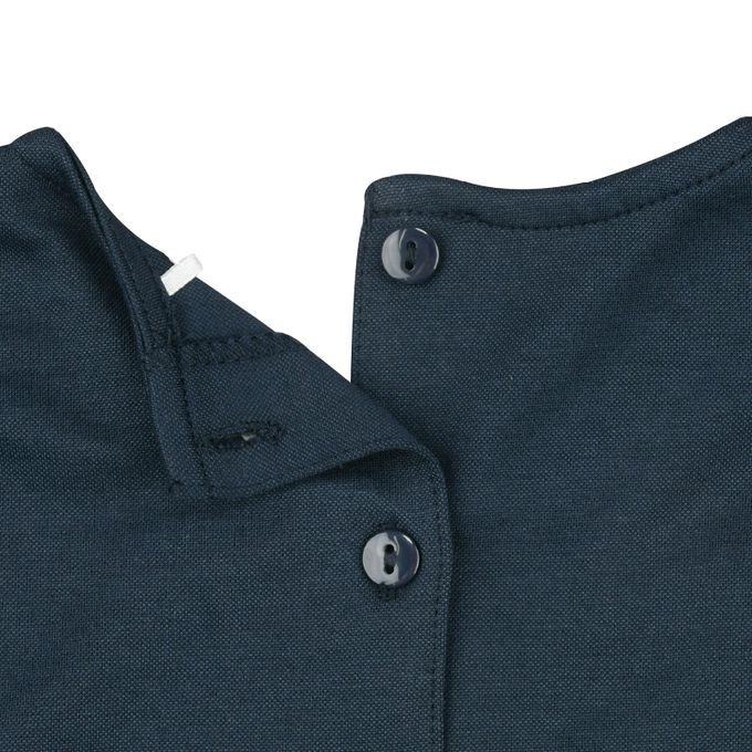 akachan honpo - 百褶洋裝-素面-深藍色