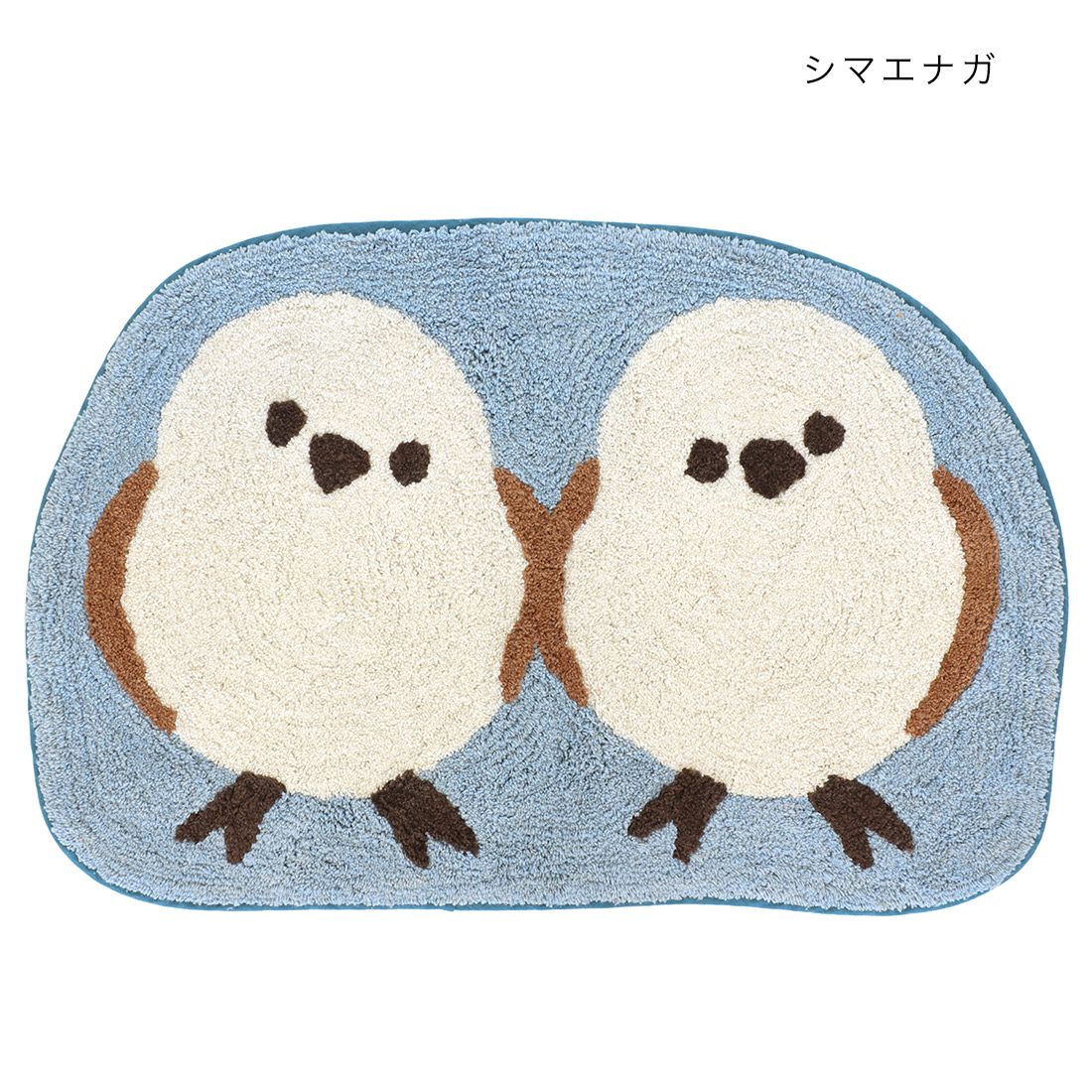 日本 TOMO - 動物系 短絨吸水腳踏墊/地墊-小文鳥 (約65×42cm)