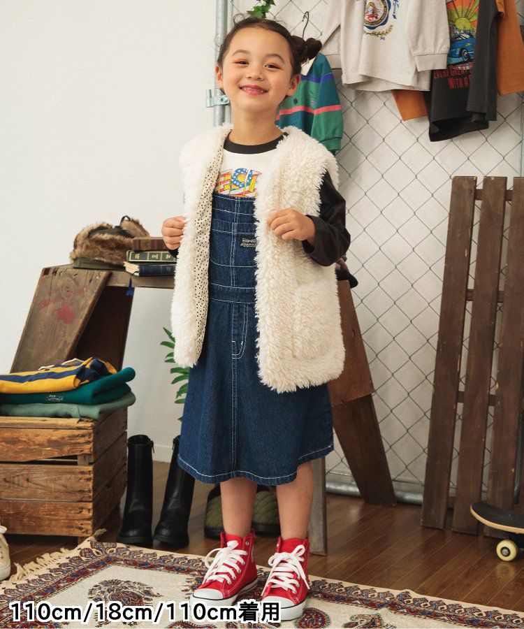 日本 BREEZE - 復古老爺車美式印花長袖上衣-可可x炭黑