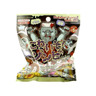 日本 NOL - 殭屍公仔入浴球(泡澡球)-5入組(隨機出貨)