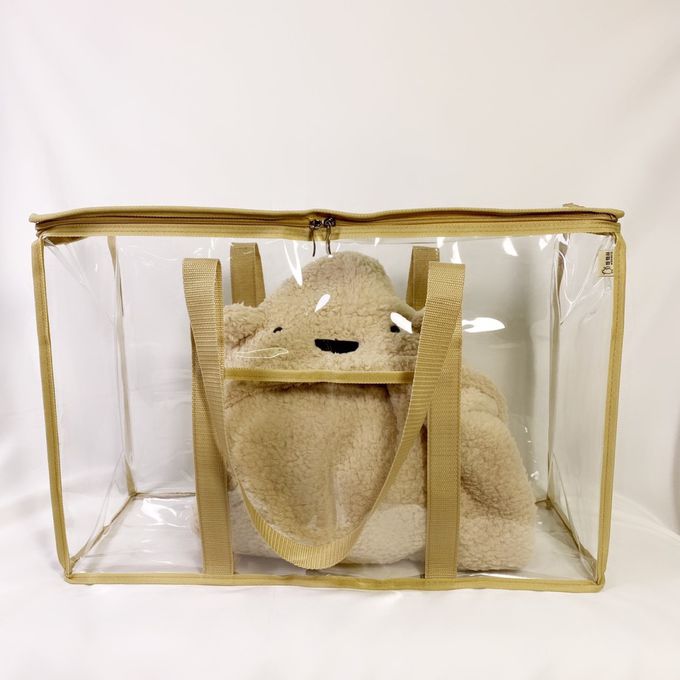 妞妞絲 - 透明棉被袋-奶茶 (XL)