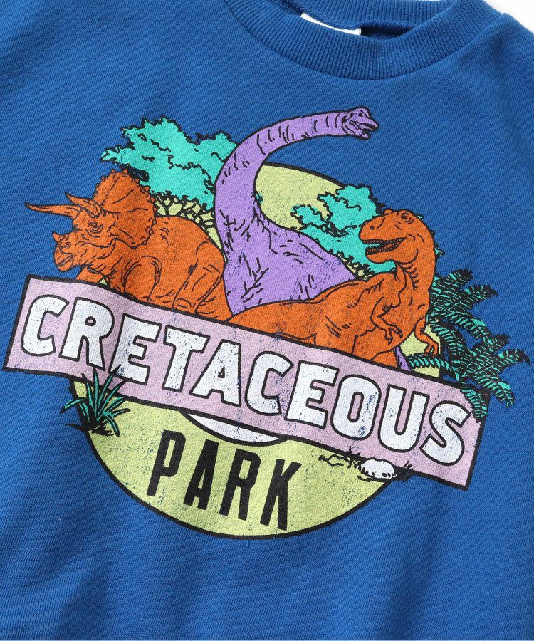 日本 BREEZE - 白堊紀公園純棉裏毛長袖上衣-黑