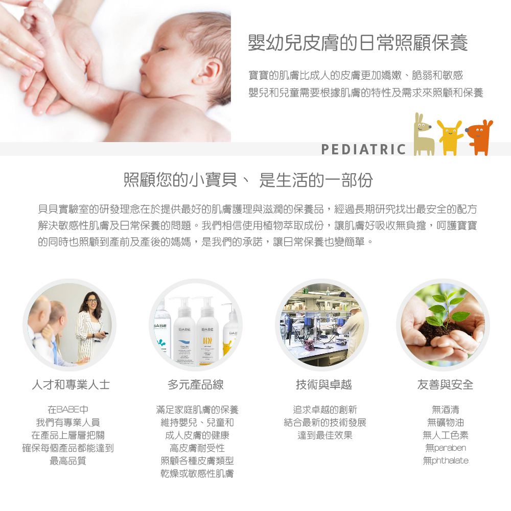 BABE 貝貝實驗室 - 舒敏禮盒-舒敏潤膚霜200ml+寶寶沐浴油200ml+寶寶浴巾