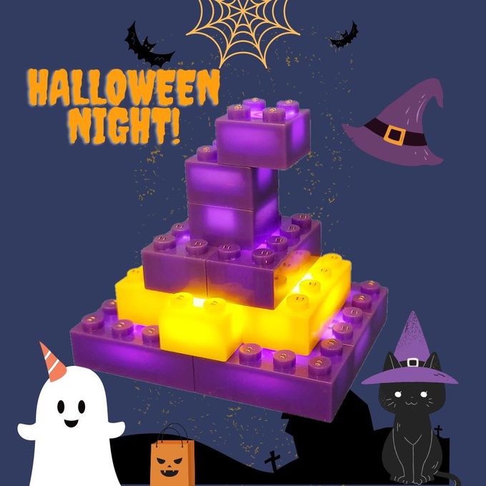 美國 Light Stax - 【人氣推薦】搞怪萬聖節(女巫帽)-15顆