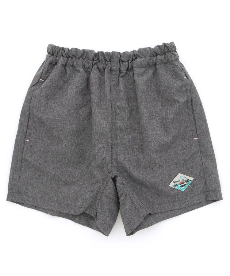 日本 BREEZE - 水陸二用百搭logo裝飾短褲-寶石綠