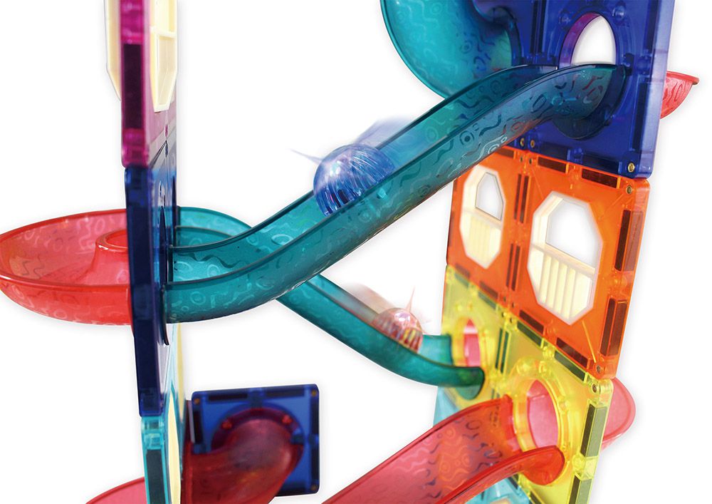 風車圖書 - 極速滾球百變滑道-FOOD超人創意磁力片