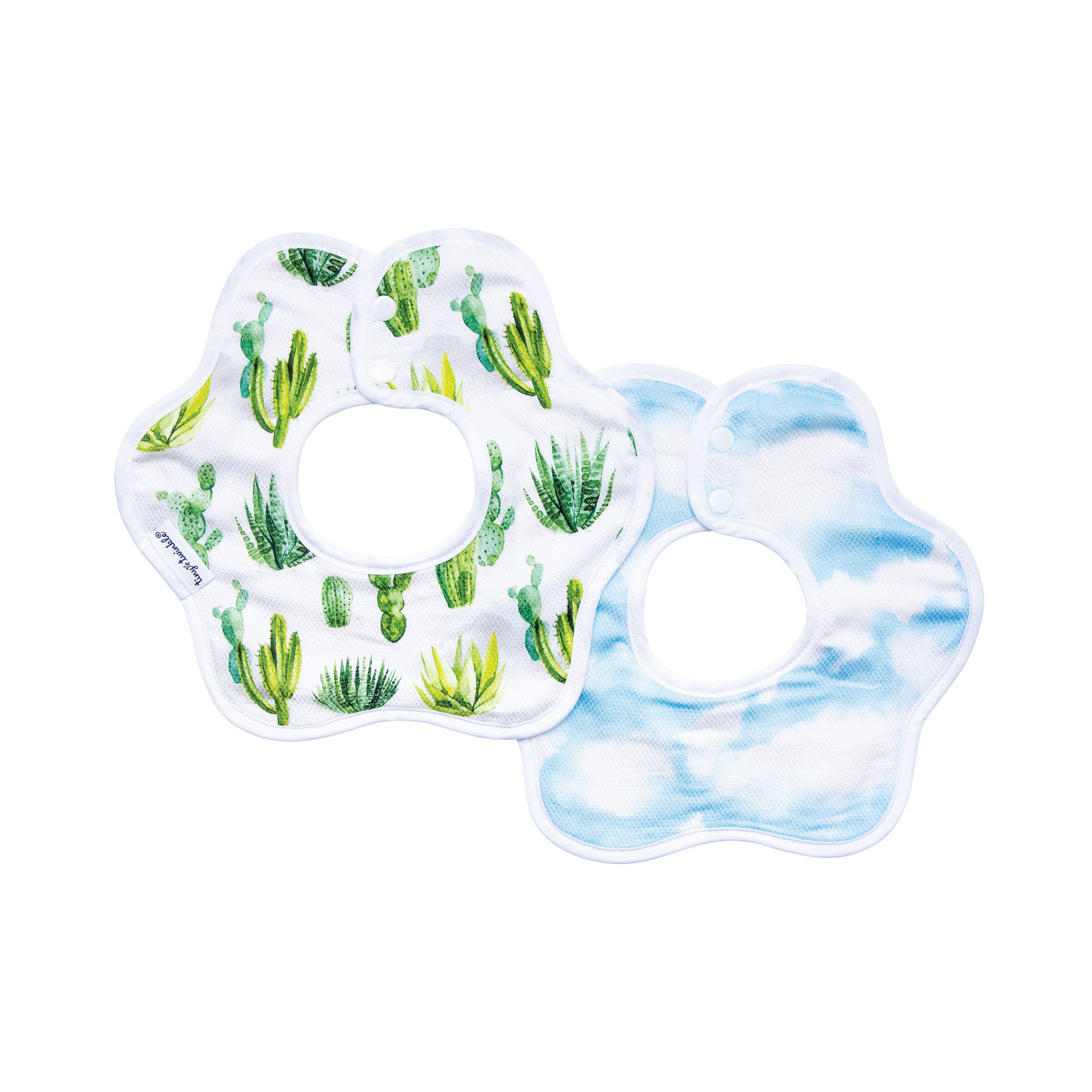 美國 tiny twinkle - 花型圍兜-雙入組-大自然