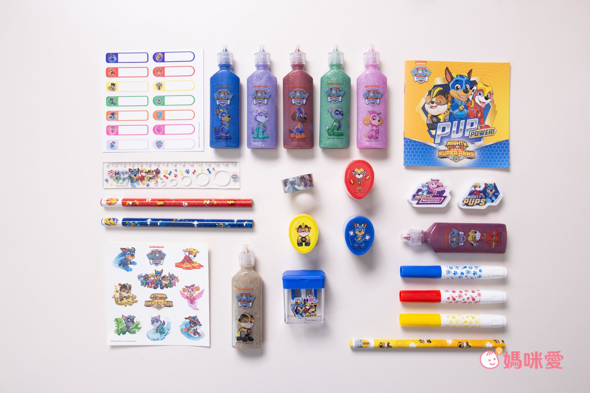 汪汪隊立大功 - 聖誕倒數降臨曆-經典版-手指偶款-贈聖誕系列紋身貼紙*1張