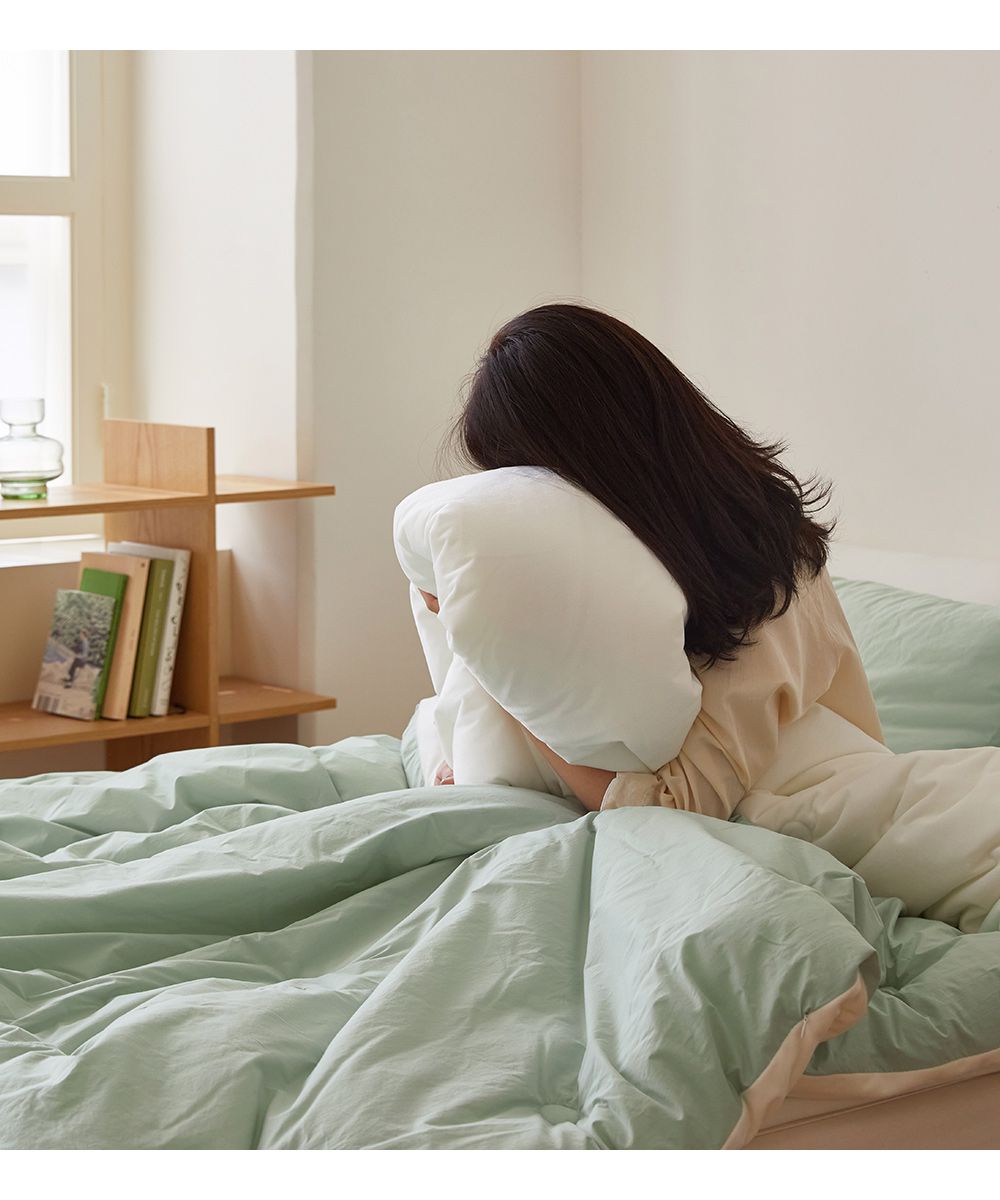 韓國 Maatila - 高密度60支棉舒柔超細纖維棉被(冬被)-薄荷綠