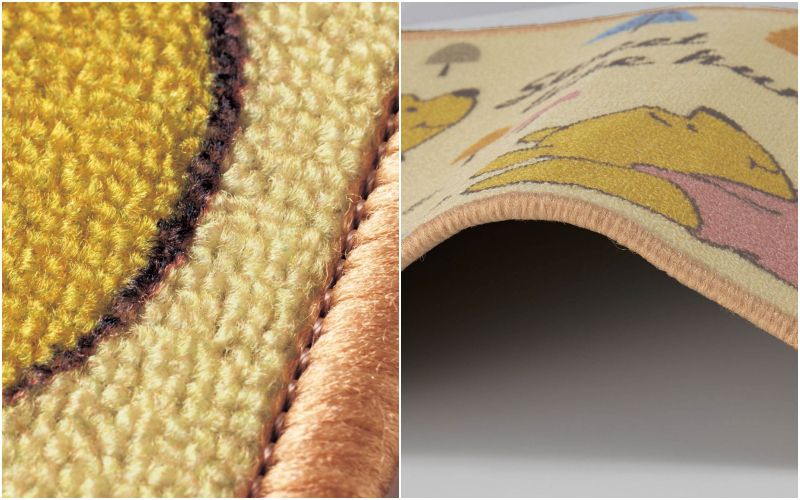 日本千趣會 - mini labo 去泥污腳踏墊-法蘭西花朵-藍綠