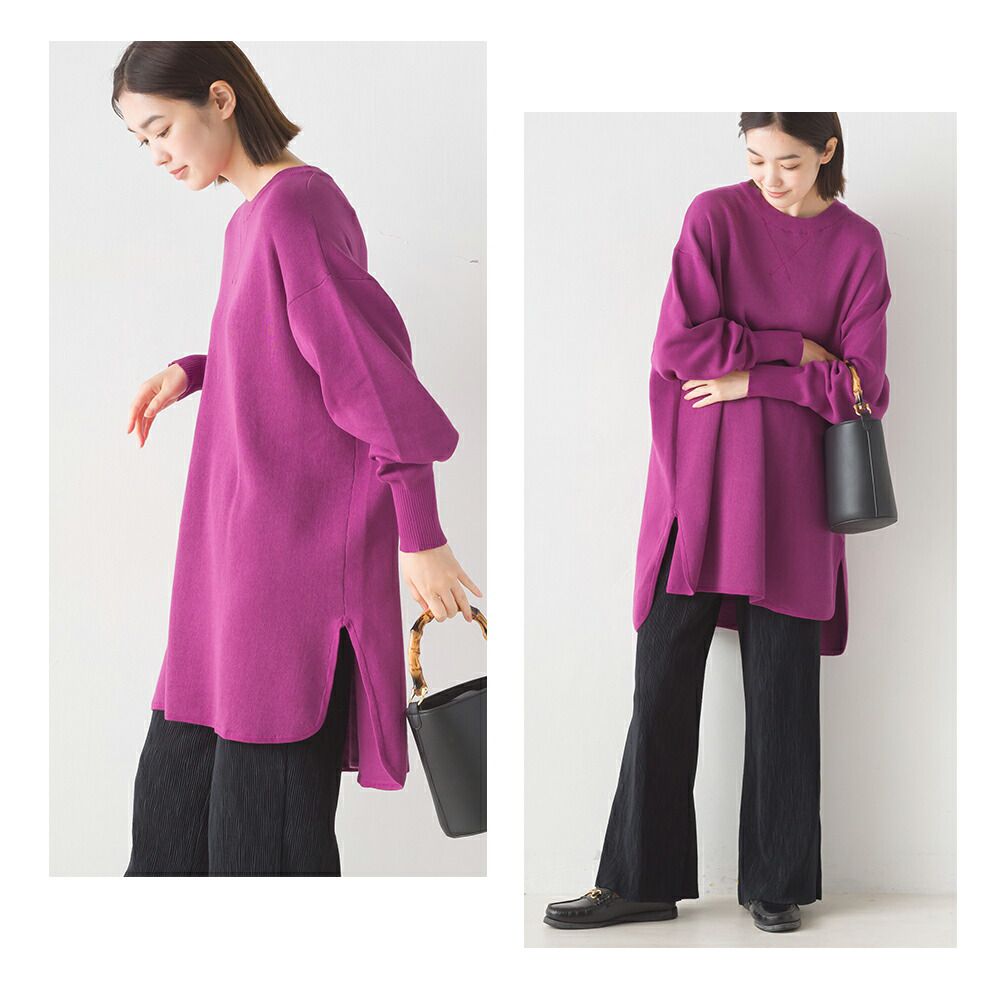 日本 OMNES - 透氣舒膚棉混長版大學T-卡其