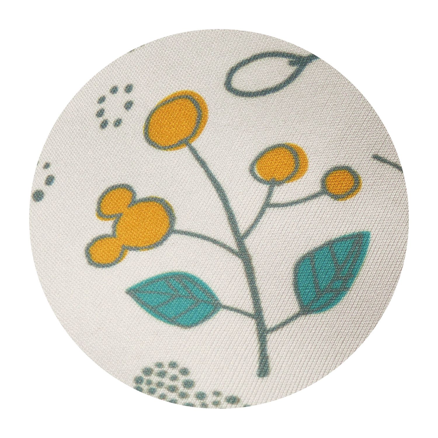 日本千趣會 - 迪士尼室內拖鞋(低反發)-花朵米奇-黃x綠 (23-25cm)